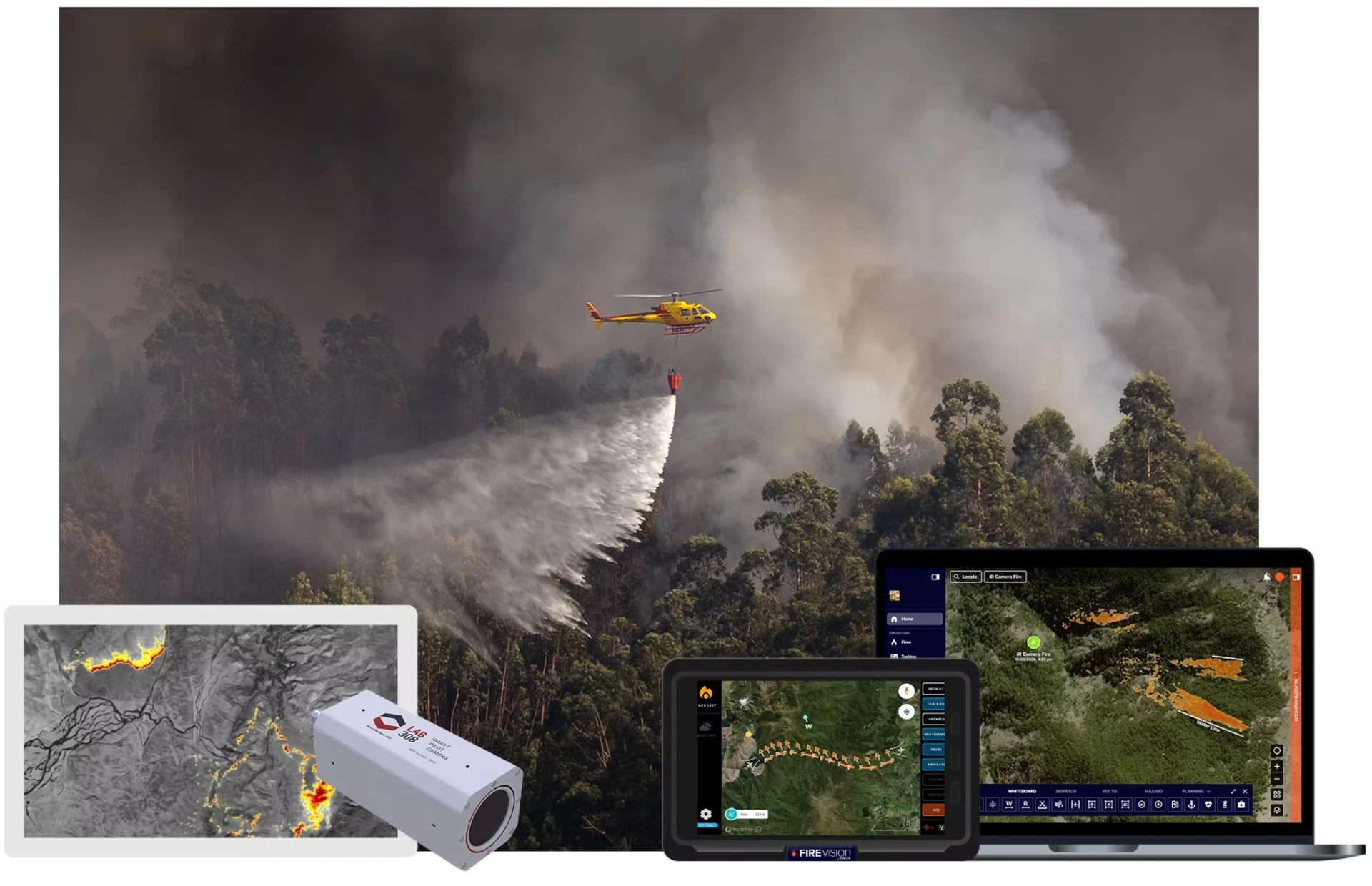Lab 308 thermal imagery integrated with Tabula FireVision
